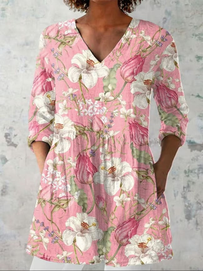 Juliette | Everyday V-Neck Blouse