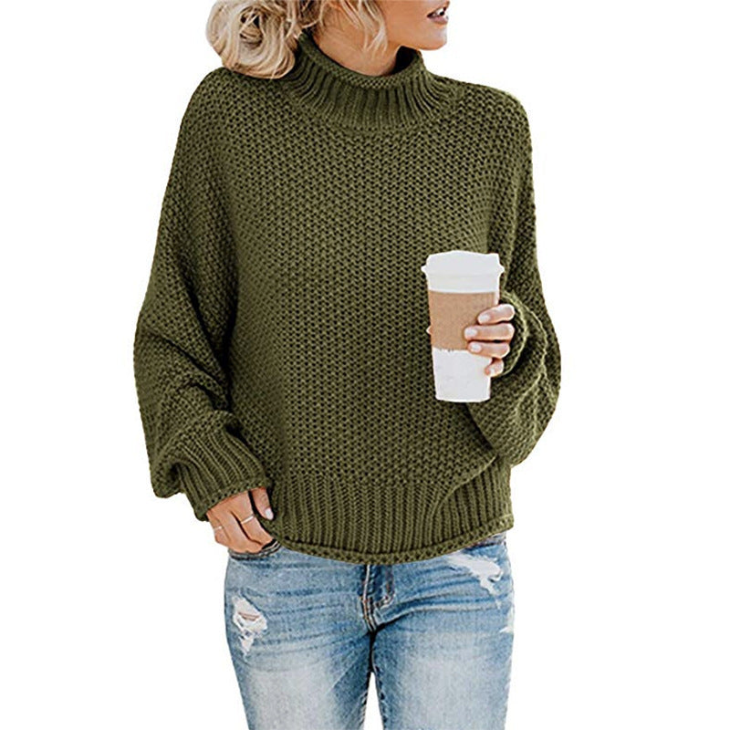 Sarah | Comfy Turtleneck Knitted Long Sleeve
