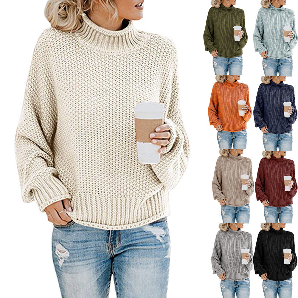 Sarah | Comfy Turtleneck Knitted Long Sleeve