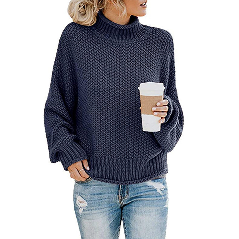 Sarah | Comfy Turtleneck Knitted Long Sleeve