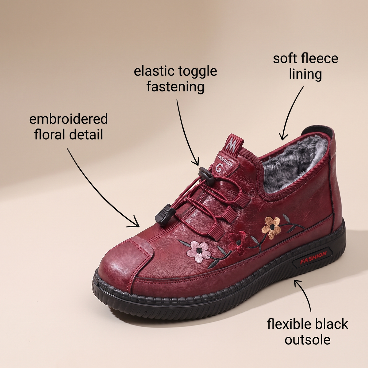 Marie Cosy Moccasin Shoes