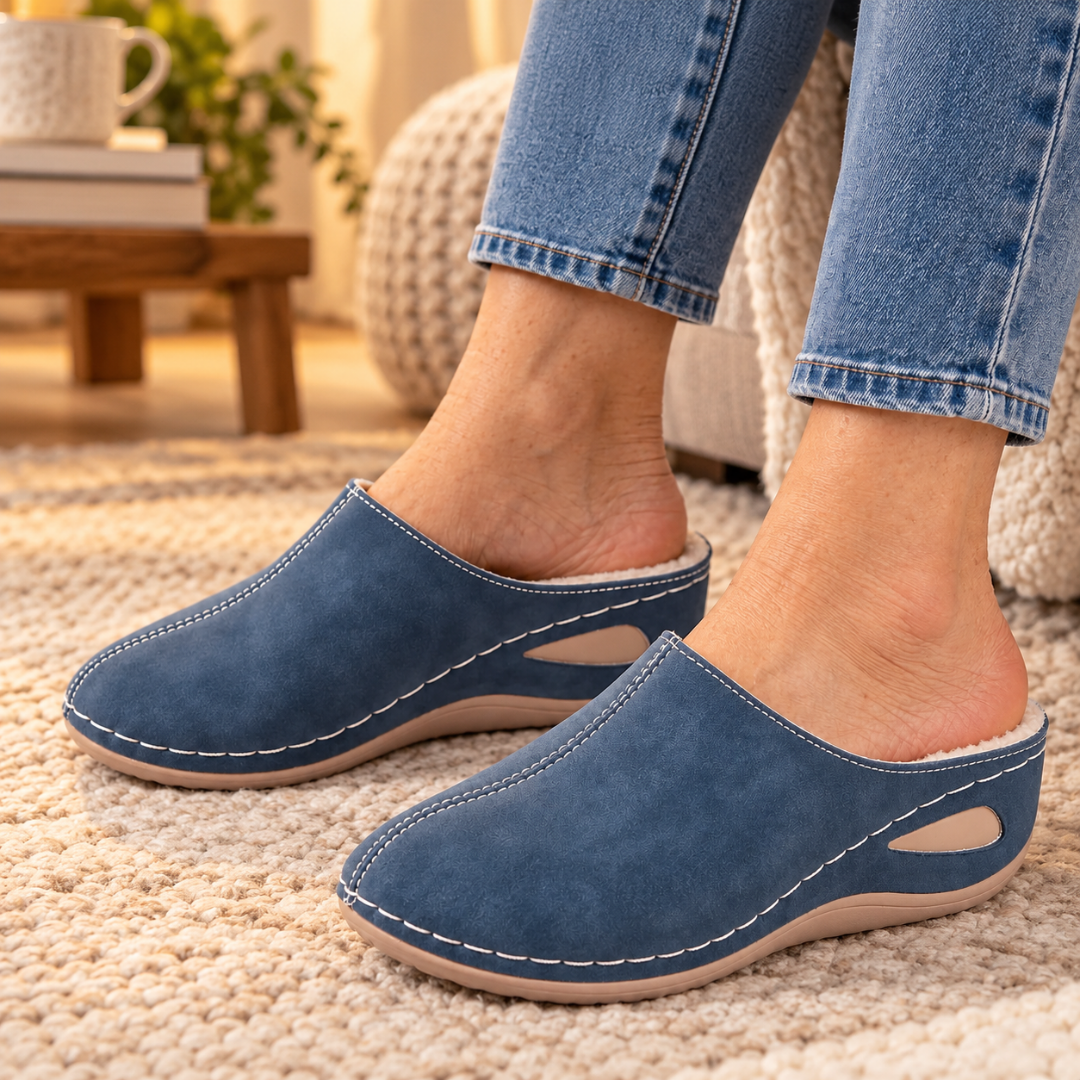 Freya | Warm Faux-Fur Lined Slippers