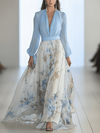 Sarah | Elegant Floral Maxi Dress