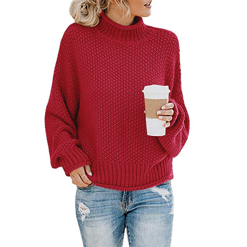 Sarah | Comfy Turtleneck Knitted Long Sleeve