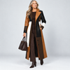 Seraphine | Mosaic Leather Coat