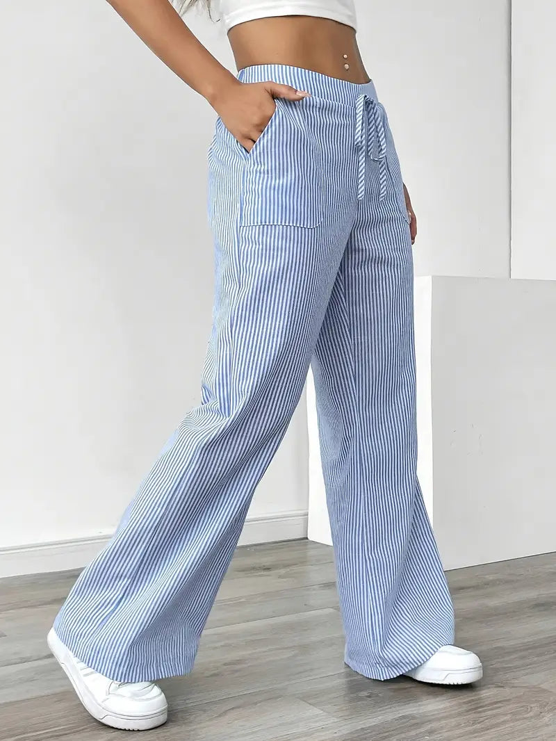 Elise Relaxed Stripe Pants