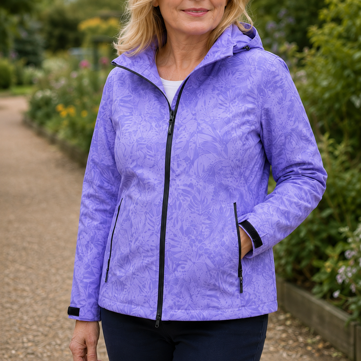 Hooded Windbreaker Jacket