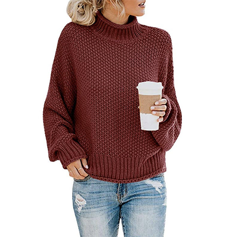 Sarah | Comfy Turtleneck Knitted Long Sleeve