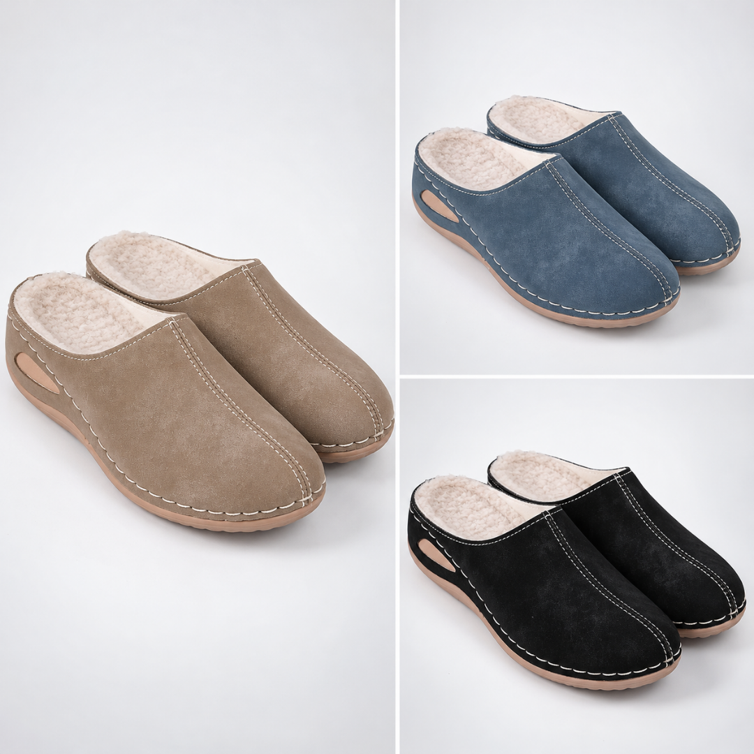 Freya | Warm Faux-Fur Lined Slippers