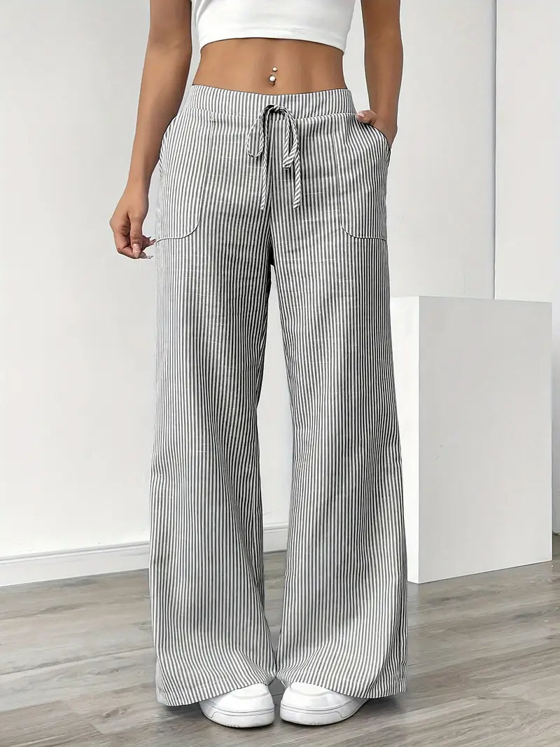 Elise Relaxed Stripe Pants