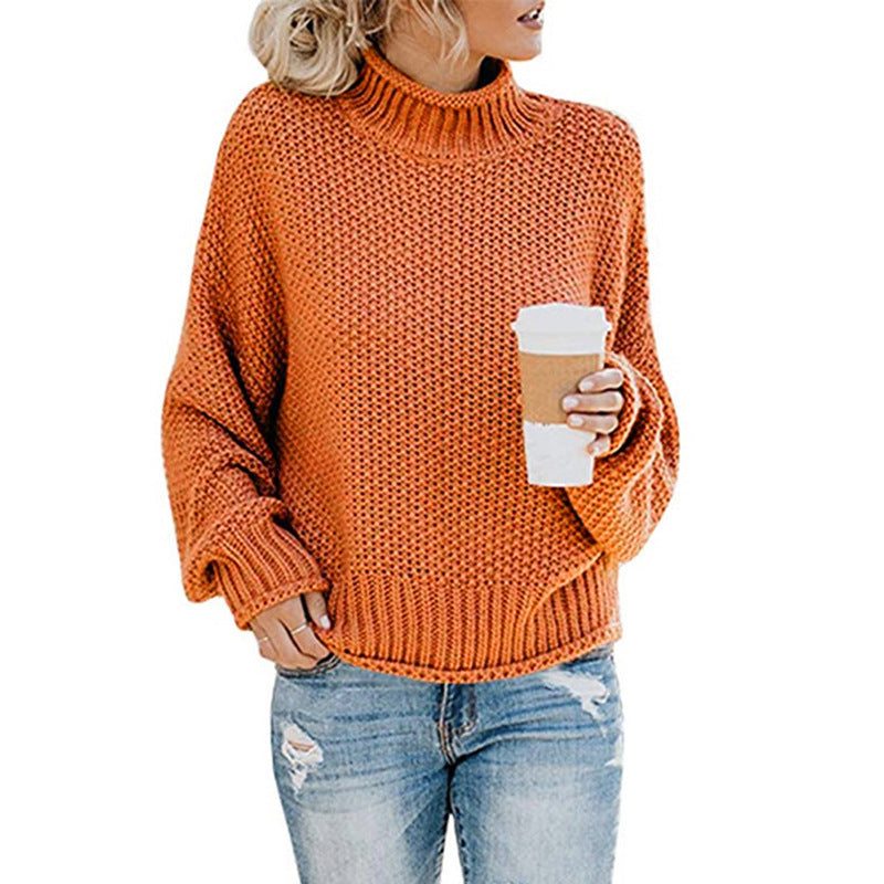 Sarah | Comfy Turtleneck Knitted Long Sleeve