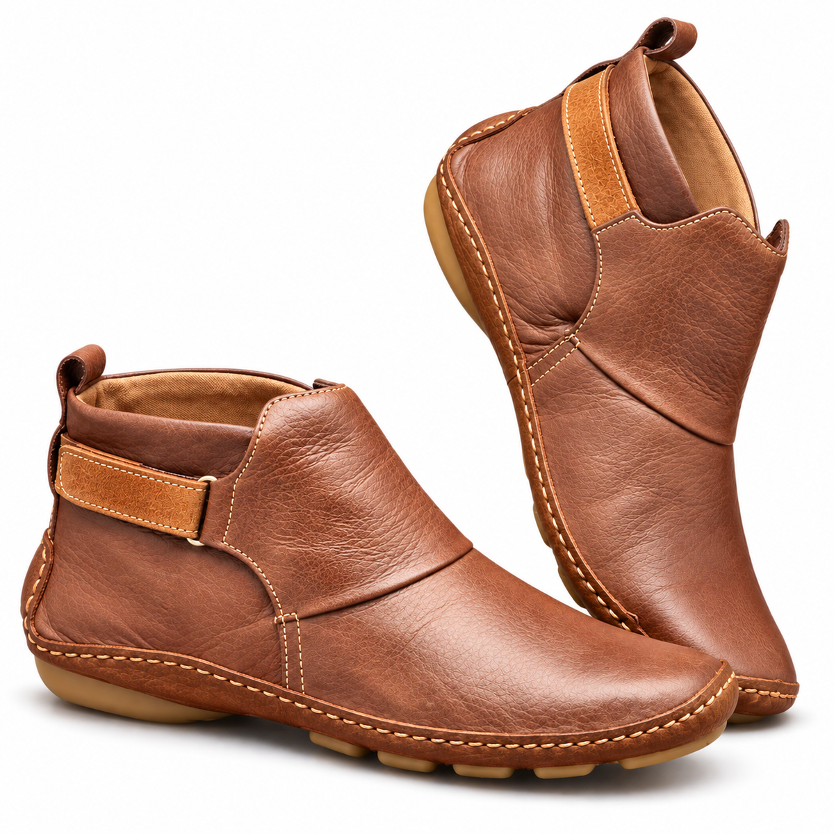 Maddy | Comfy Leather Ankle Boots