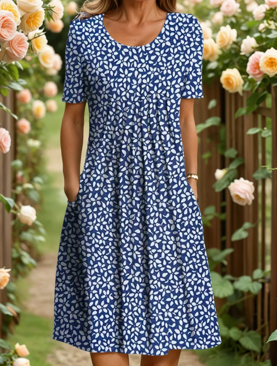 Harper | Elegant Dress with Tummy Coverage