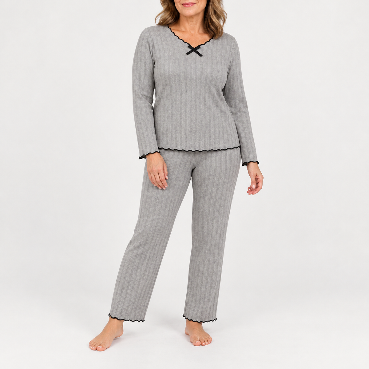 Winnie | Ribbed Pyjama Set