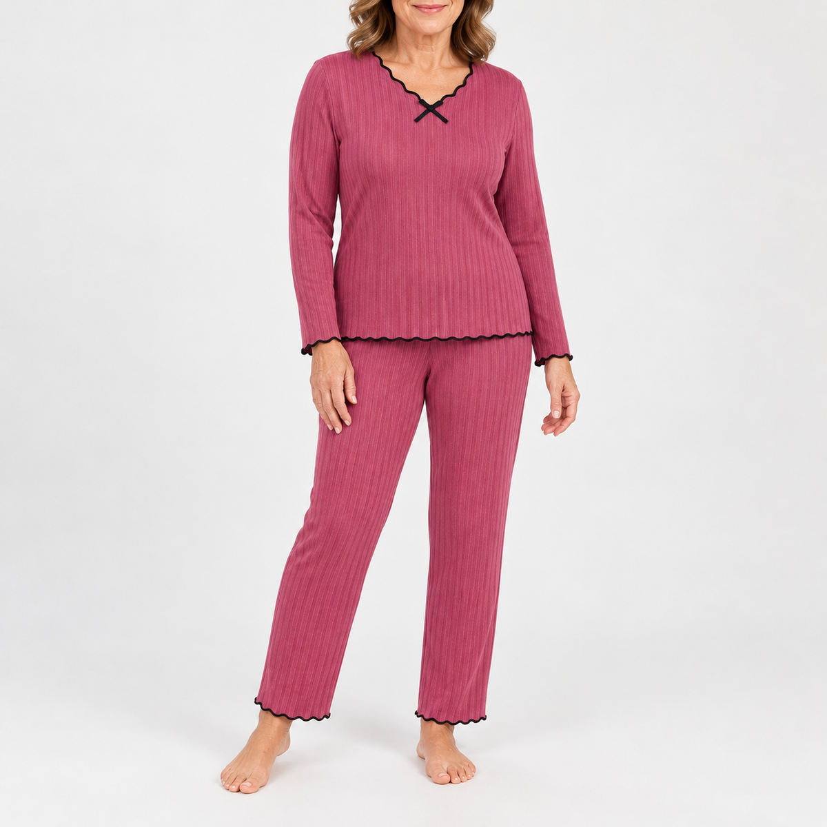 Winnie | Ribbed Pyjama Set