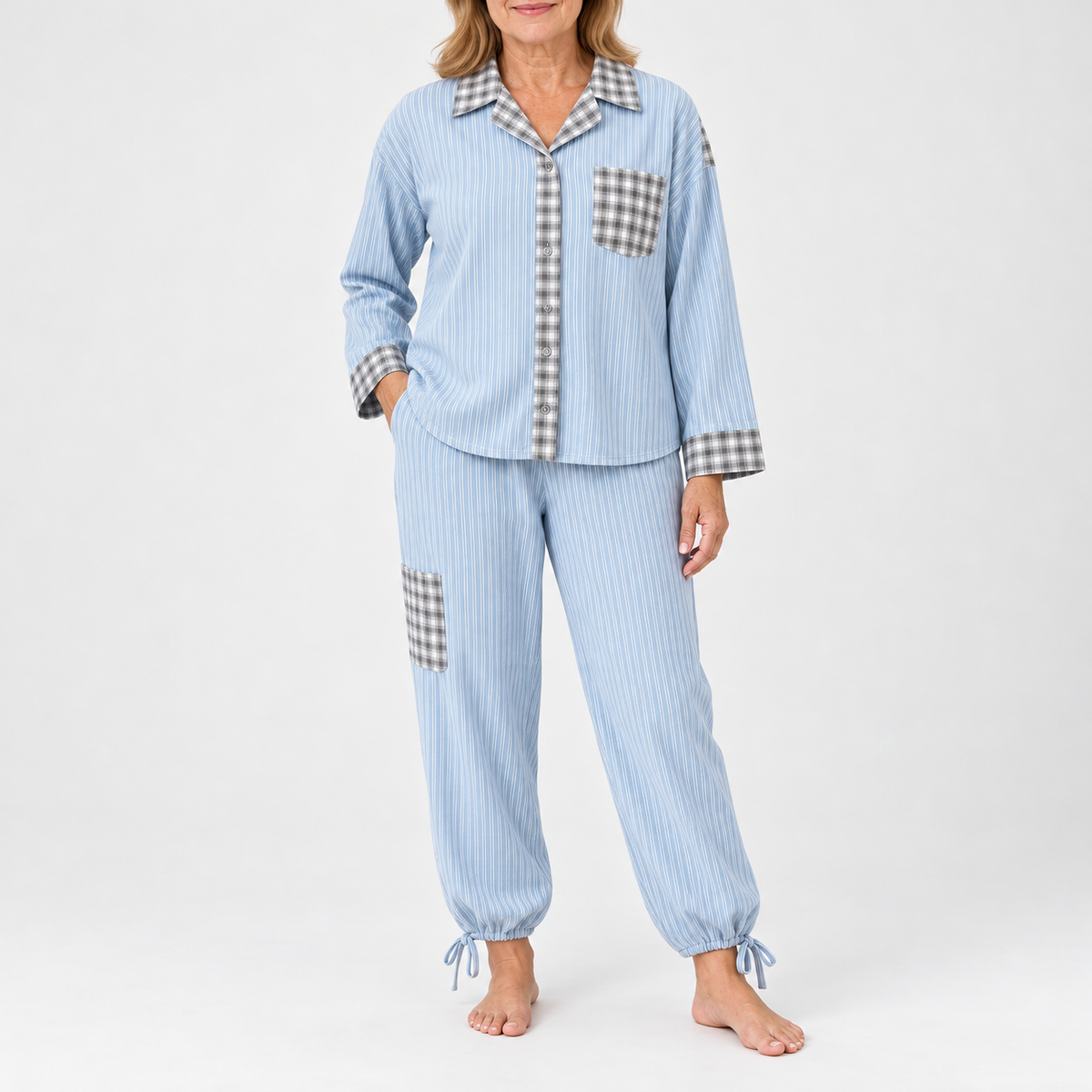 Harriet | Striped Pyjama Set