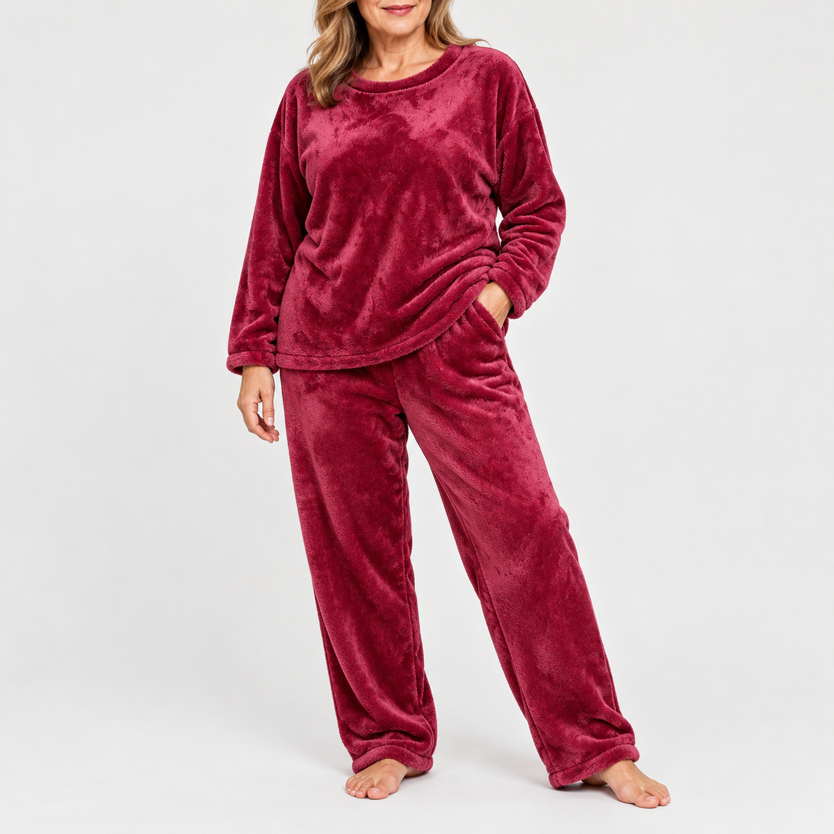 Rosamund | Plush Fleece Loungewear Set