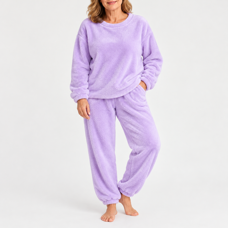 Henrietta | Plush Fleece Loungewear Set