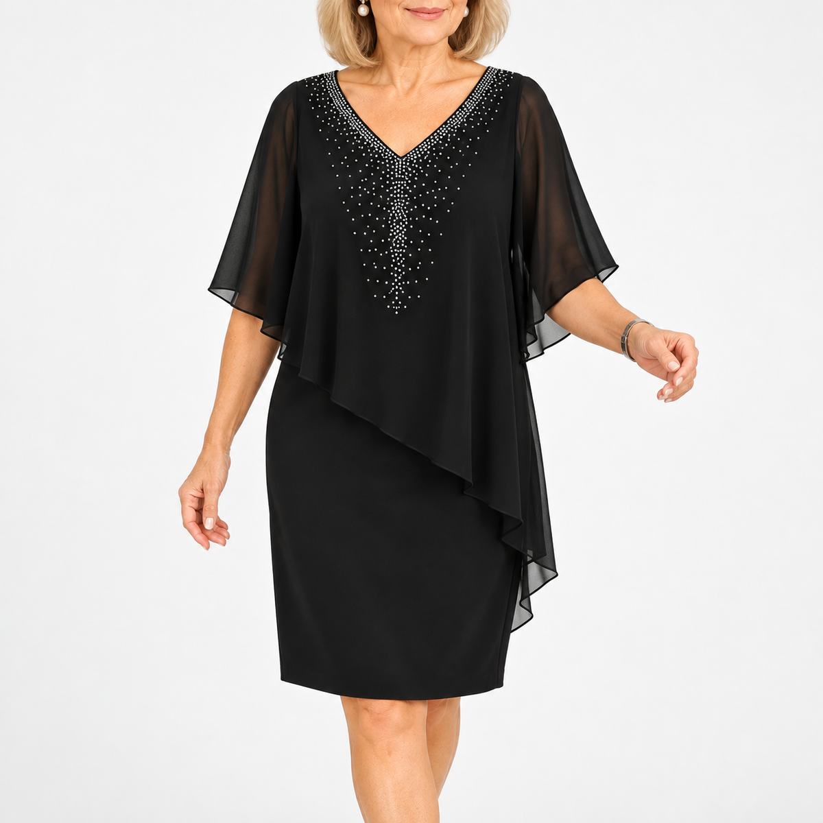 Joise | Elegant Draped Dress