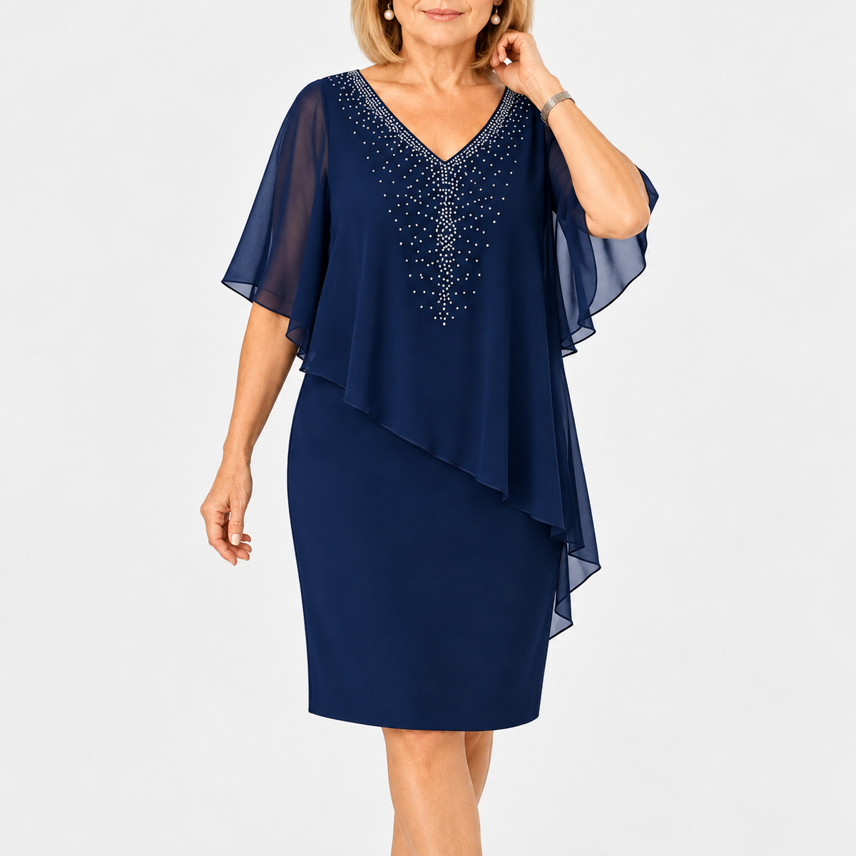 Joise | Elegant Draped Dress
