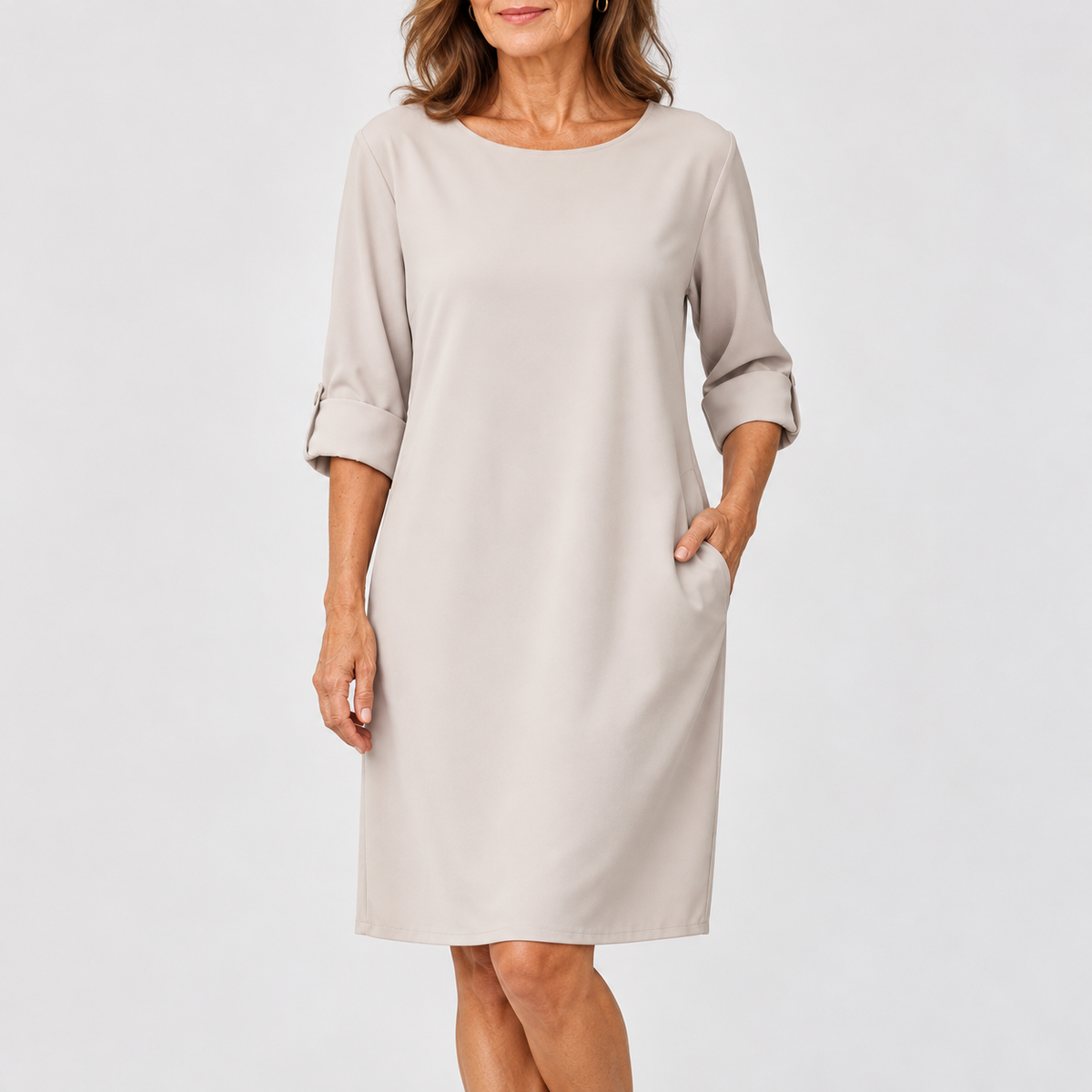 Marina | Tummy-Concealing Midi Dress