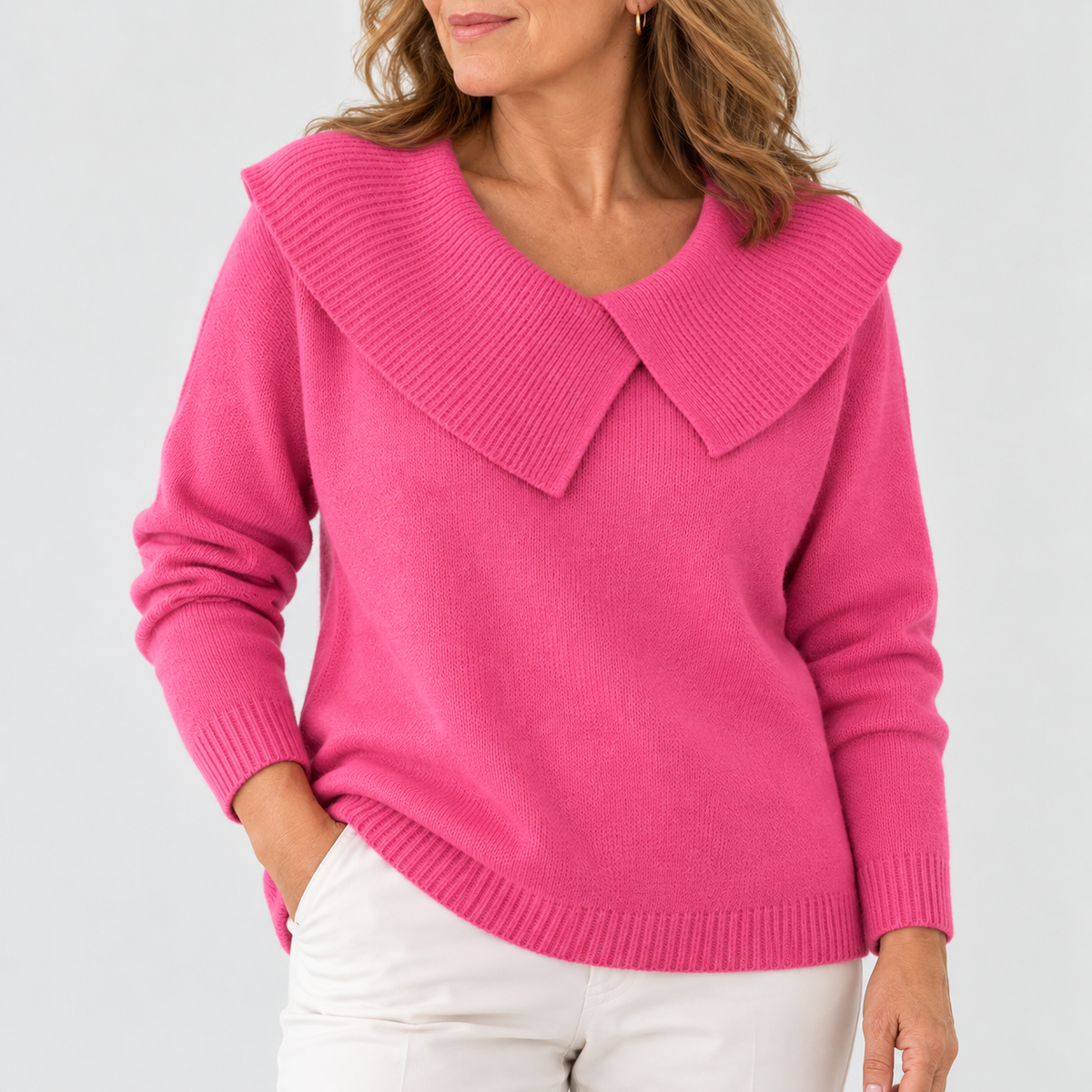 Sylvie | Draped-Neck Jumper