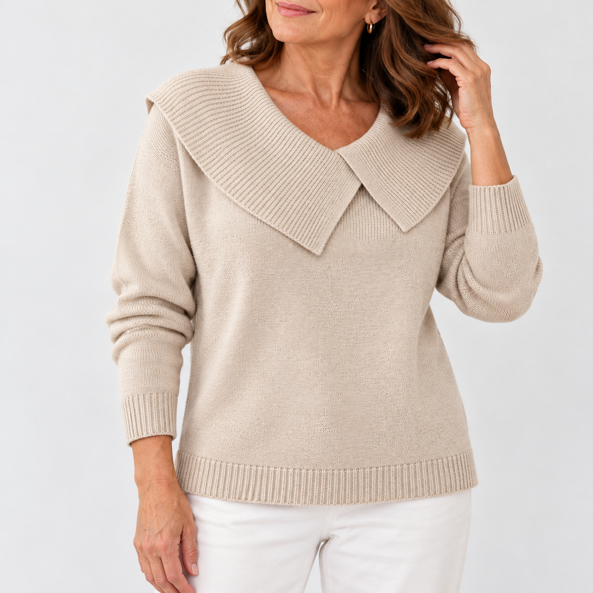 Sylvie | Draped-Neck Jumper