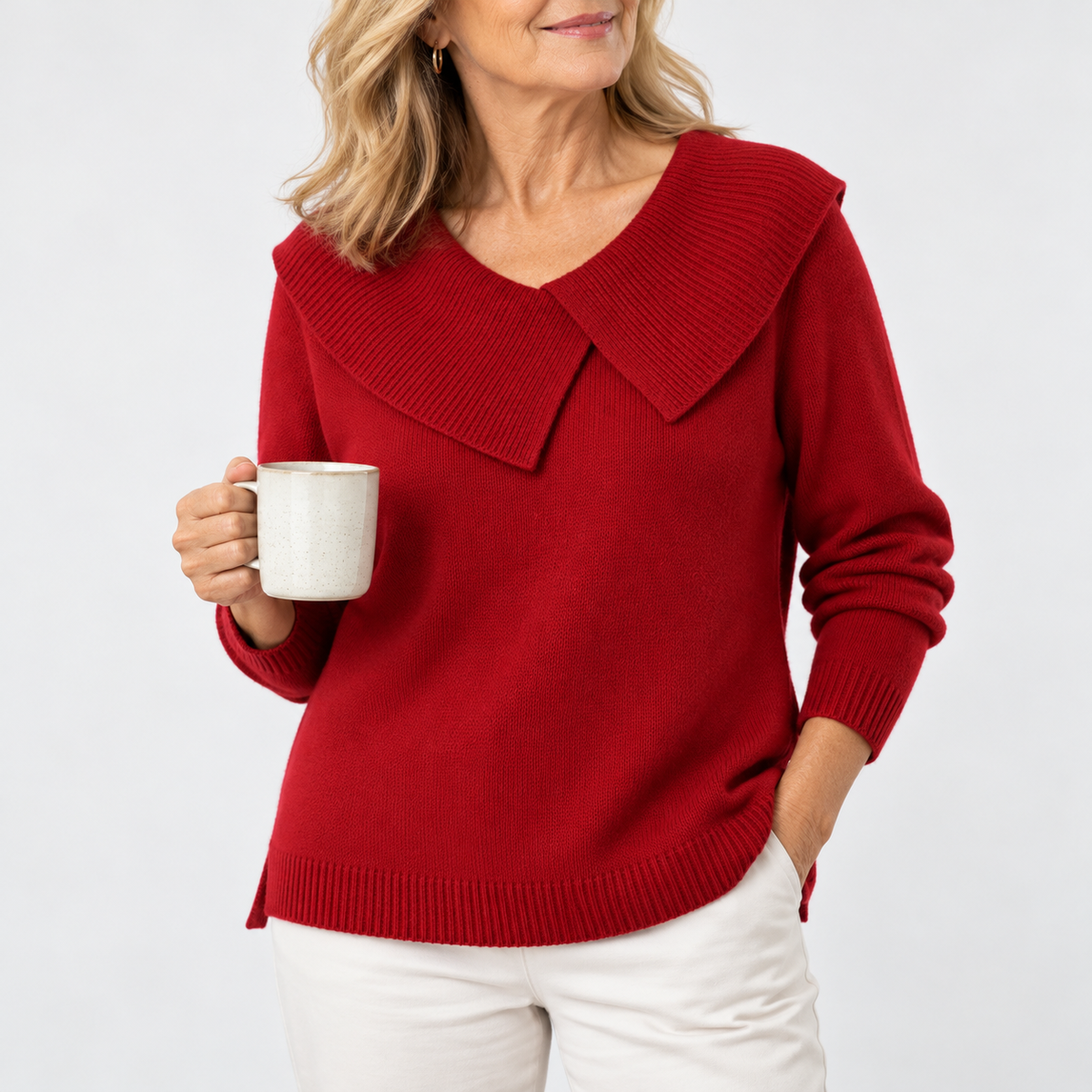 Sylvie | Draped-Neck Jumper