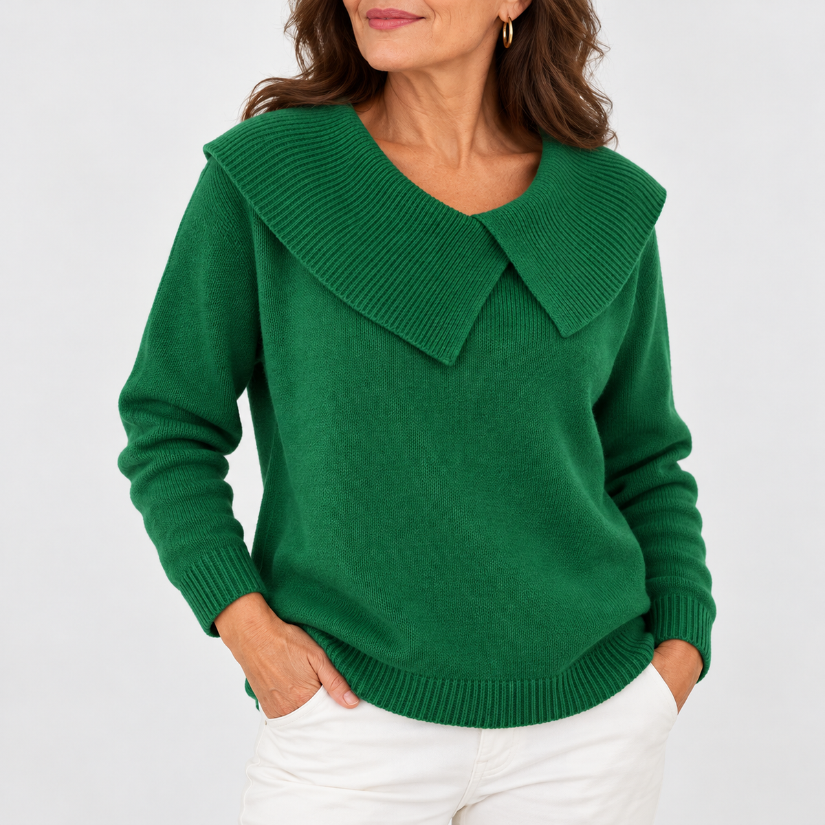 Sylvie | Draped-Neck Jumper