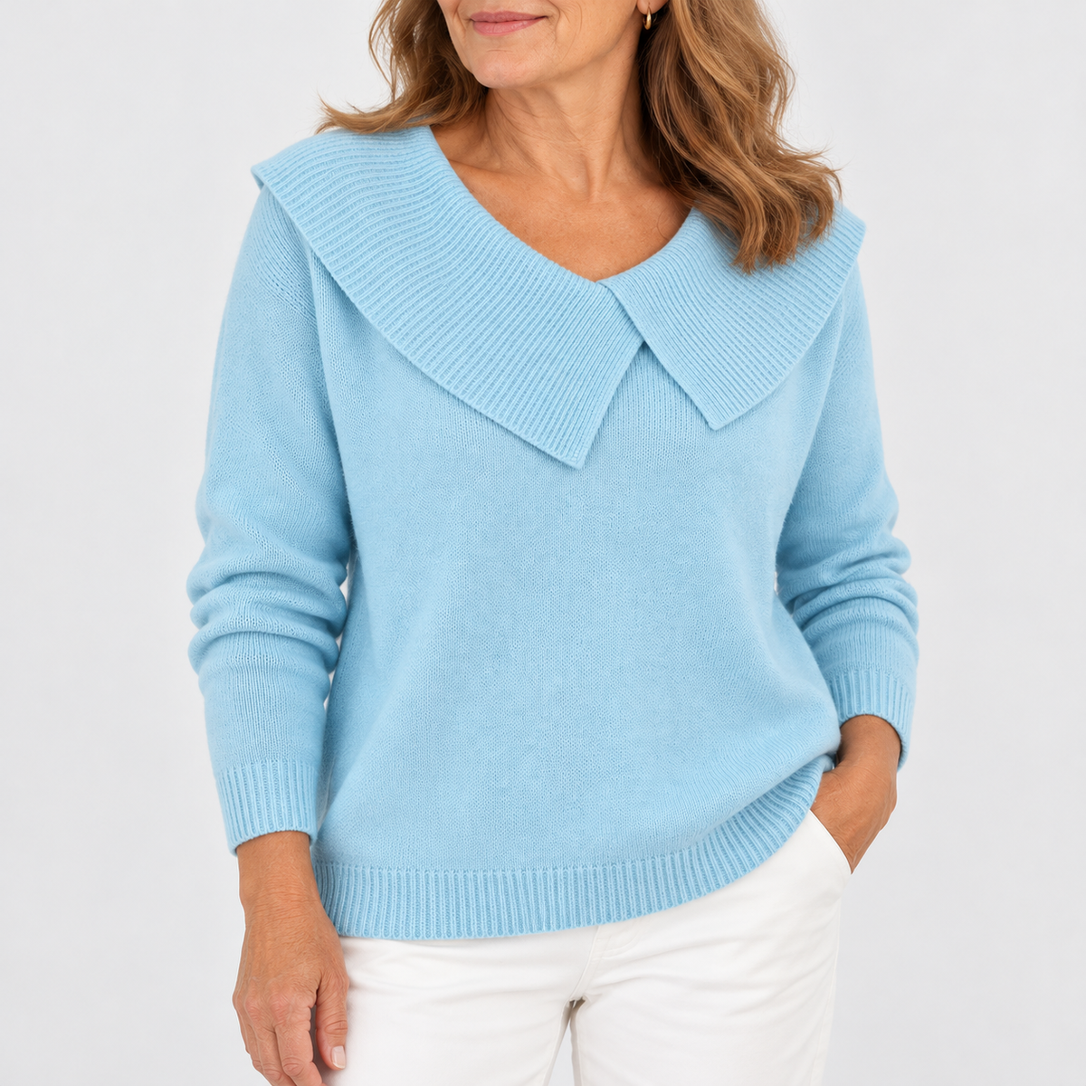 Sylvie | Draped-Neck Jumper