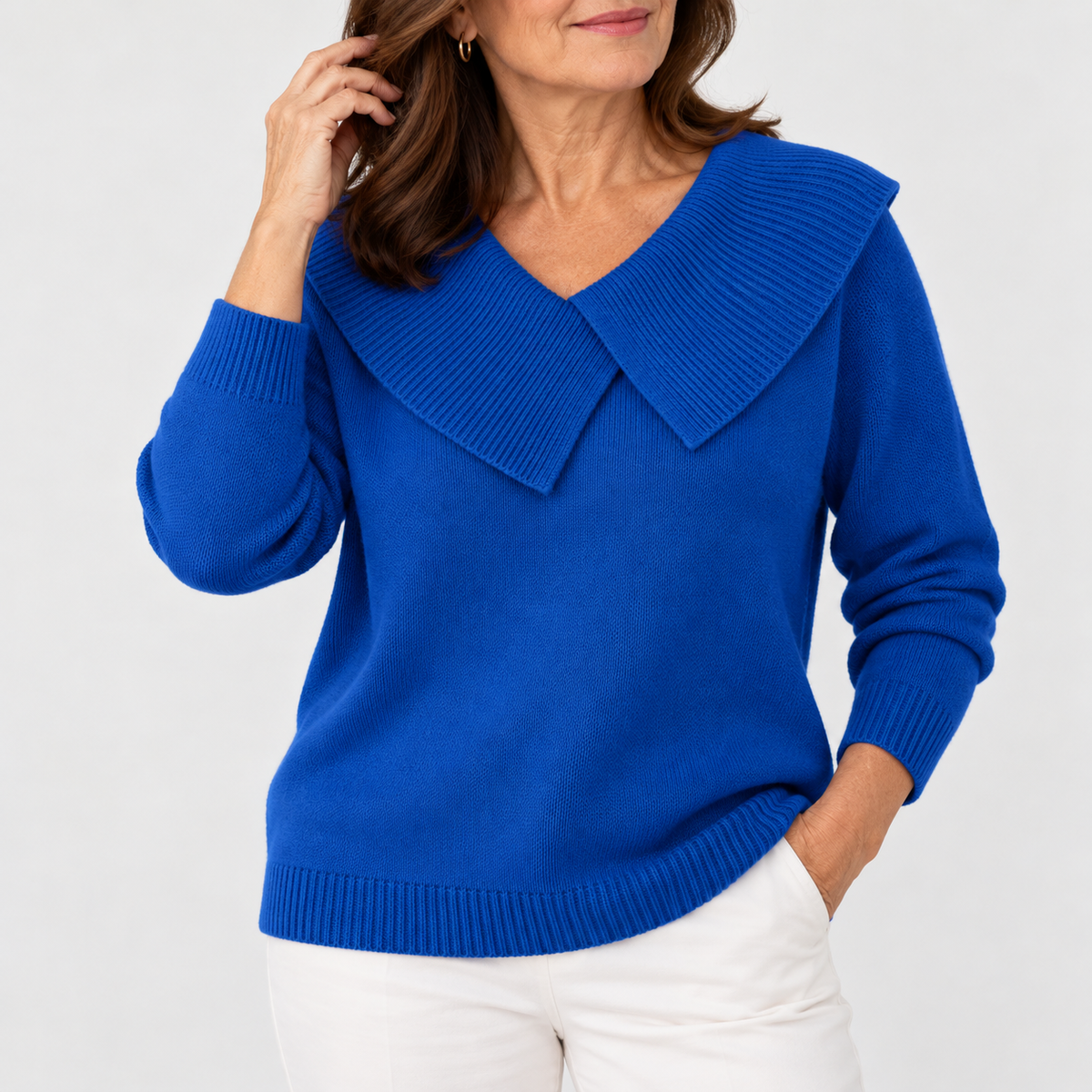 Sylvie | Draped-Neck Jumper