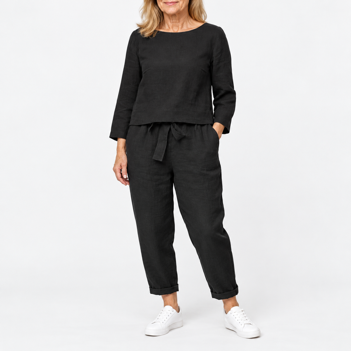 Celestine | Cotton Linen Monochrome Set