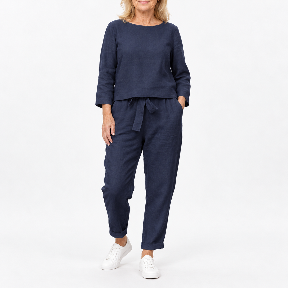 Celestine | Cotton Linen Monochrome Set