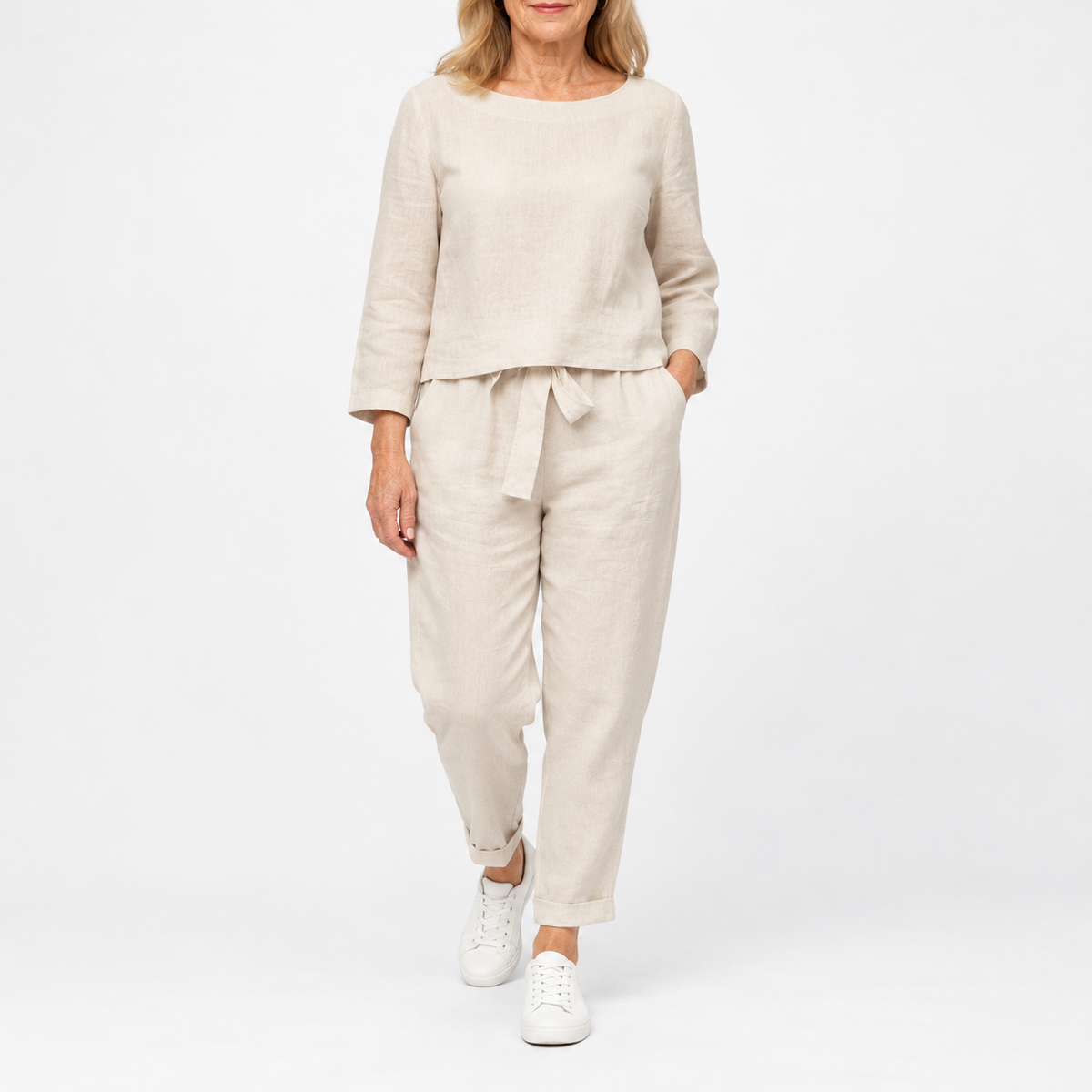 Celestine | Cotton Linen Monochrome Set