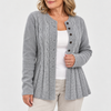 Selina | Ribbed Button Cardigan