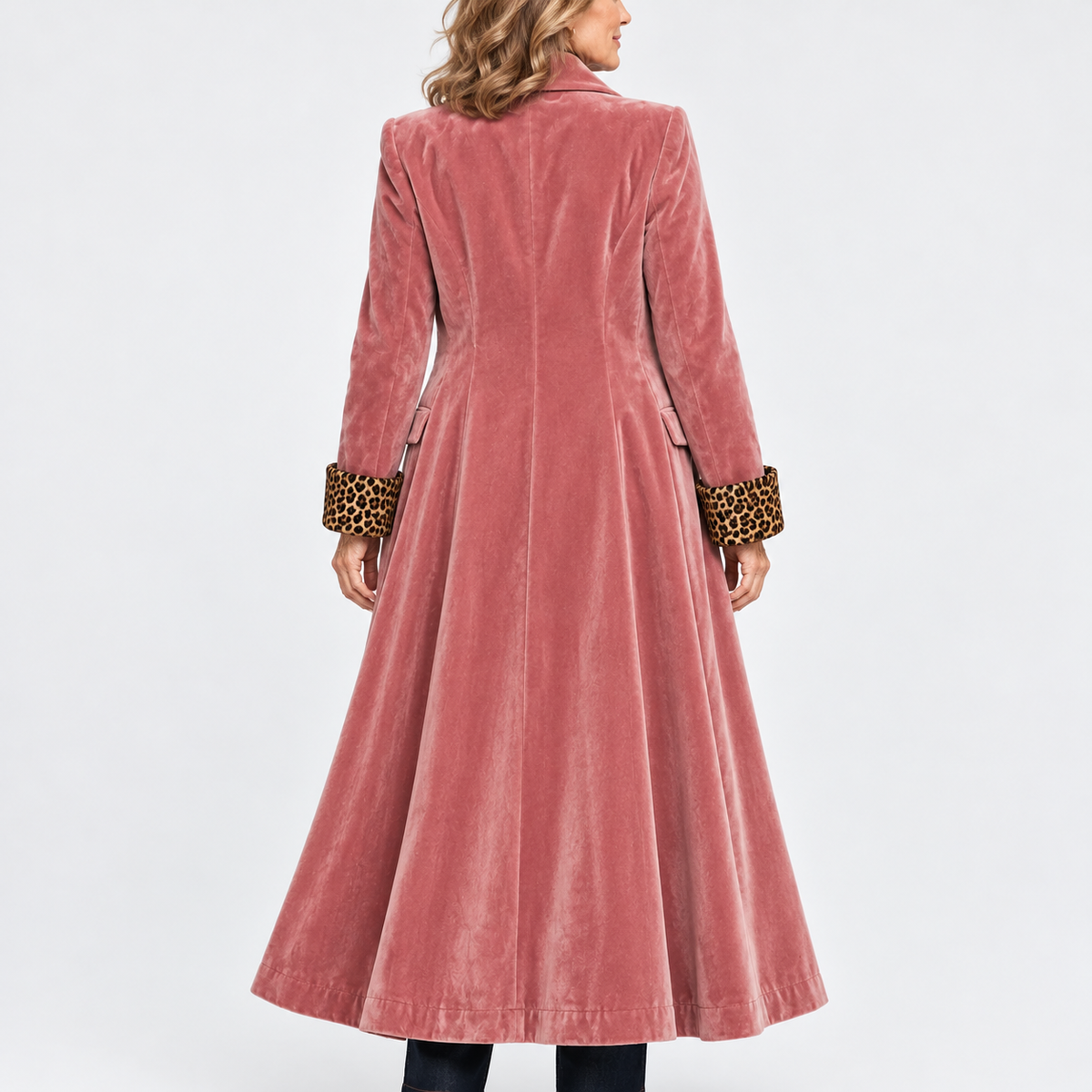 Madison | Leopard-Lined Tailored Coat