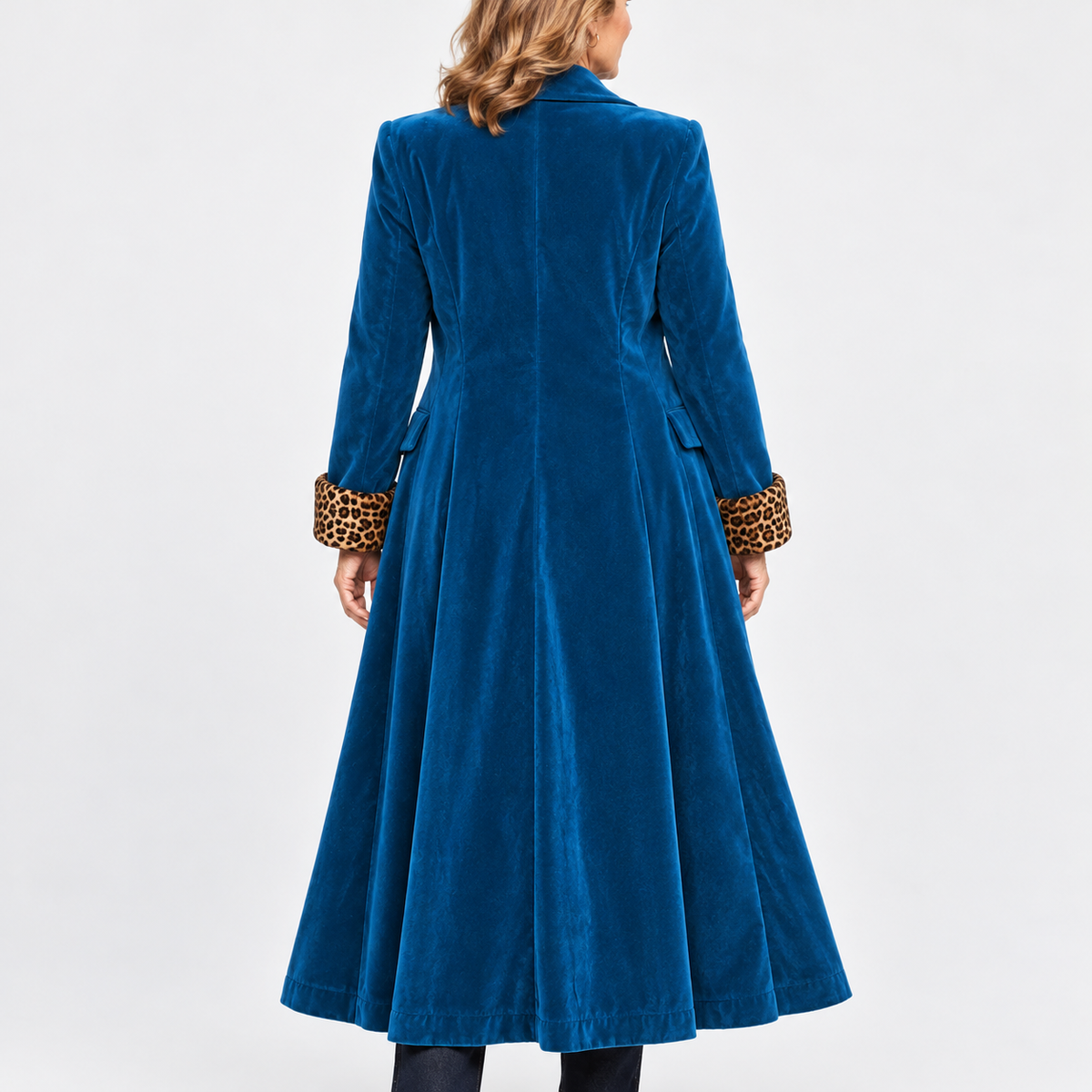 Madison | Leopard-Lined Tailored Coat