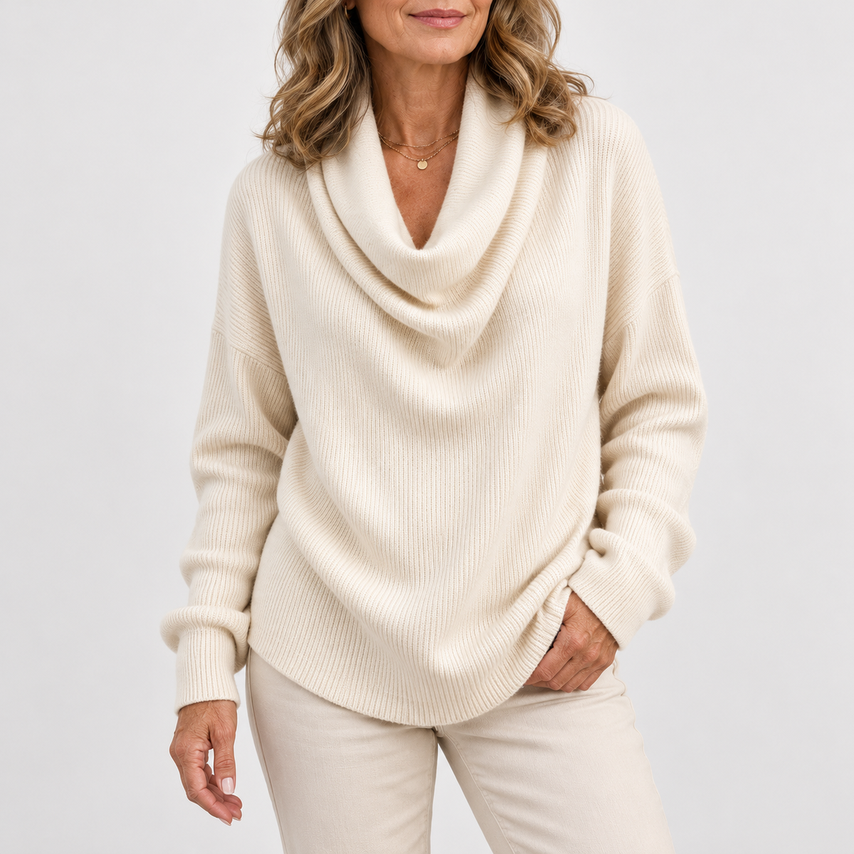 Ribella | Soft Cowl Neck Jumper