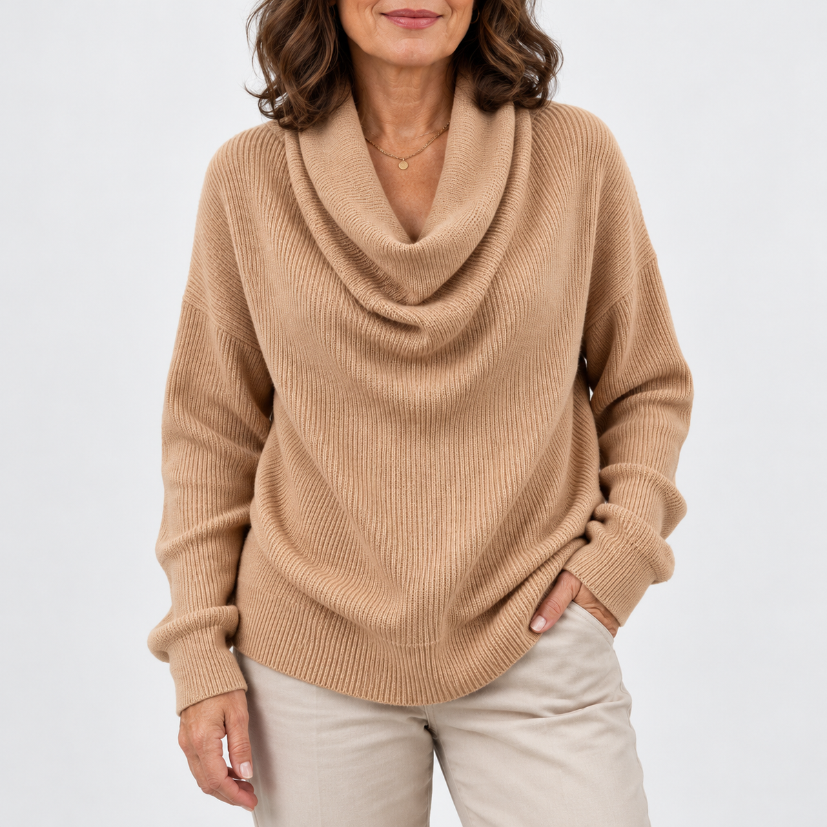 Ribella | Soft Cowl Neck Jumper