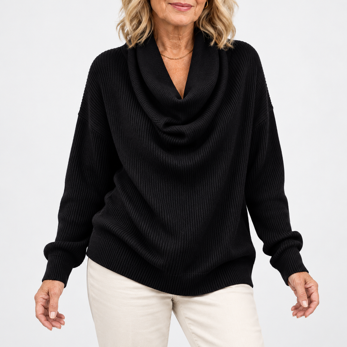 Ribella | Soft Cowl Neck Jumper