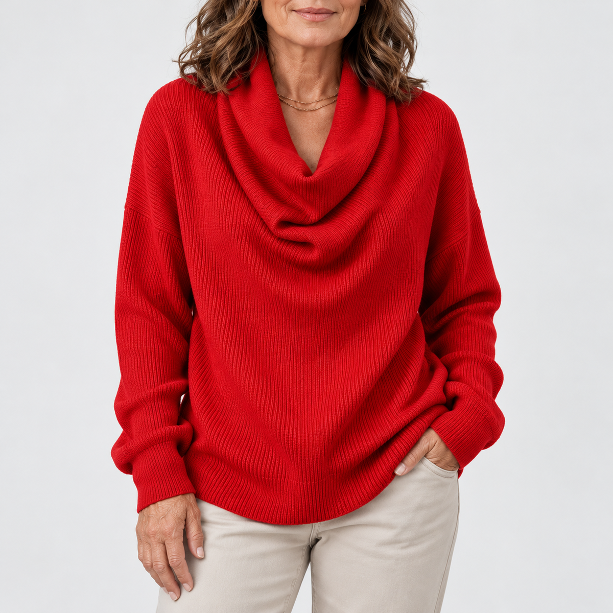 Ribella | Soft Cowl Neck Jumper
