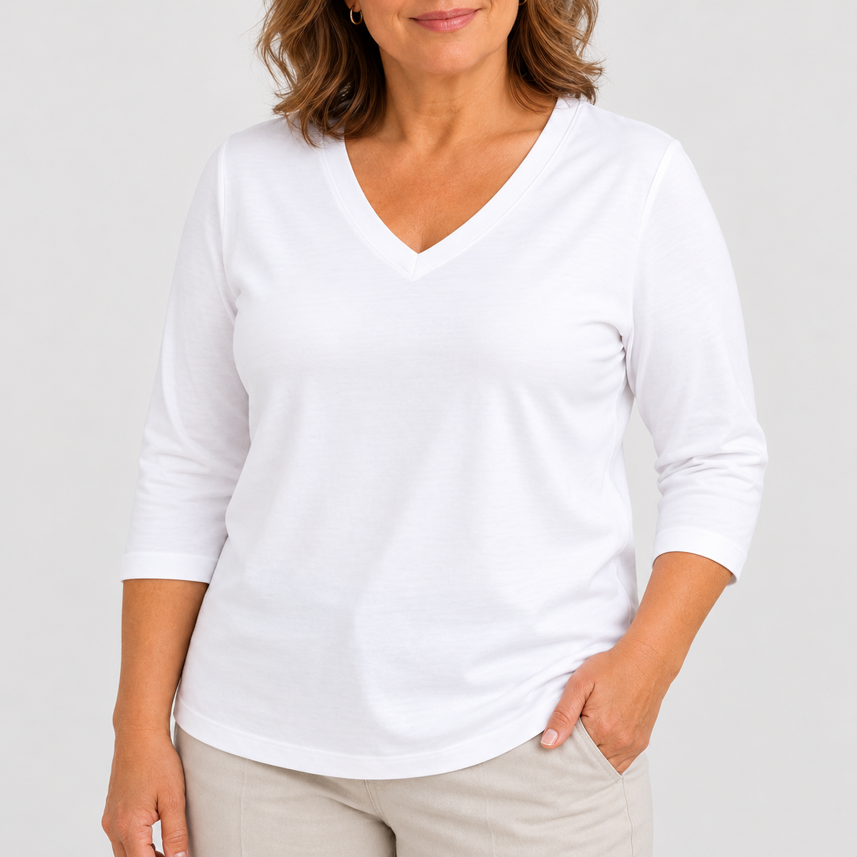 Mary-Ann | Comfort V-Neck Tee