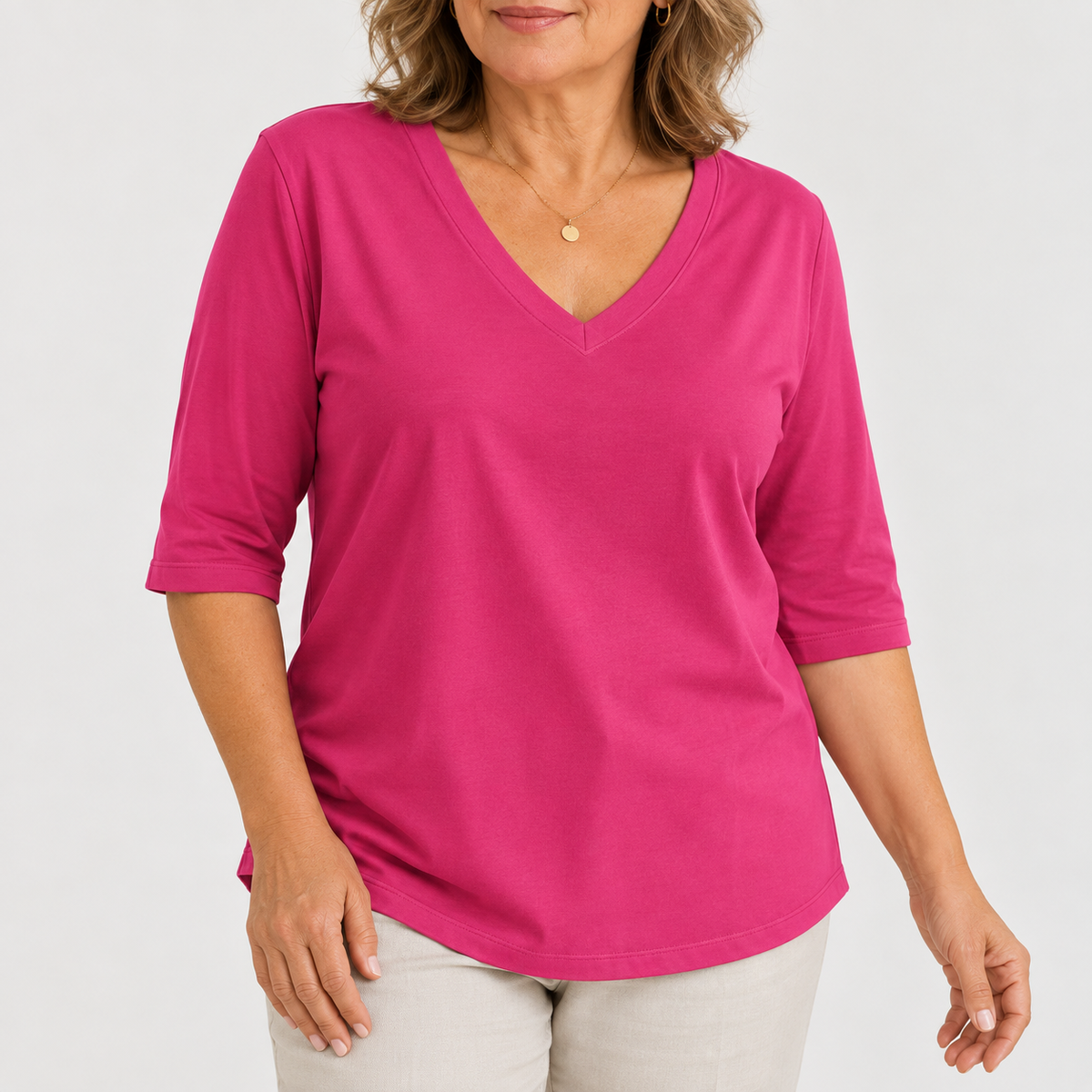 Mary-Ann | Comfort V-Neck Tee