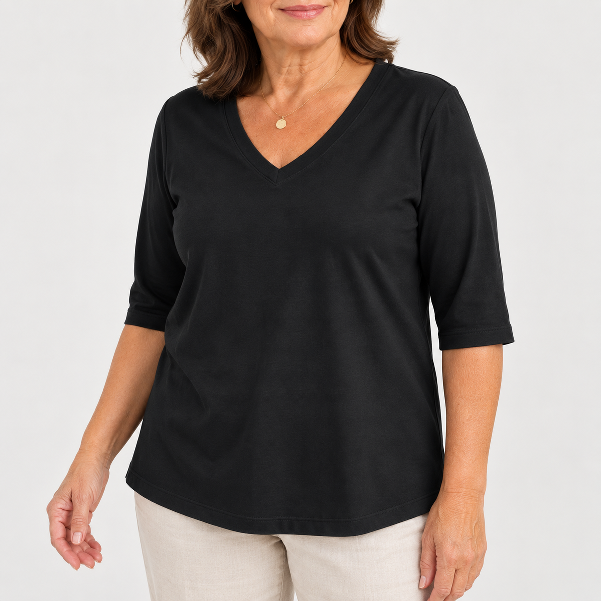 Mary-Ann | Comfort V-Neck Tee