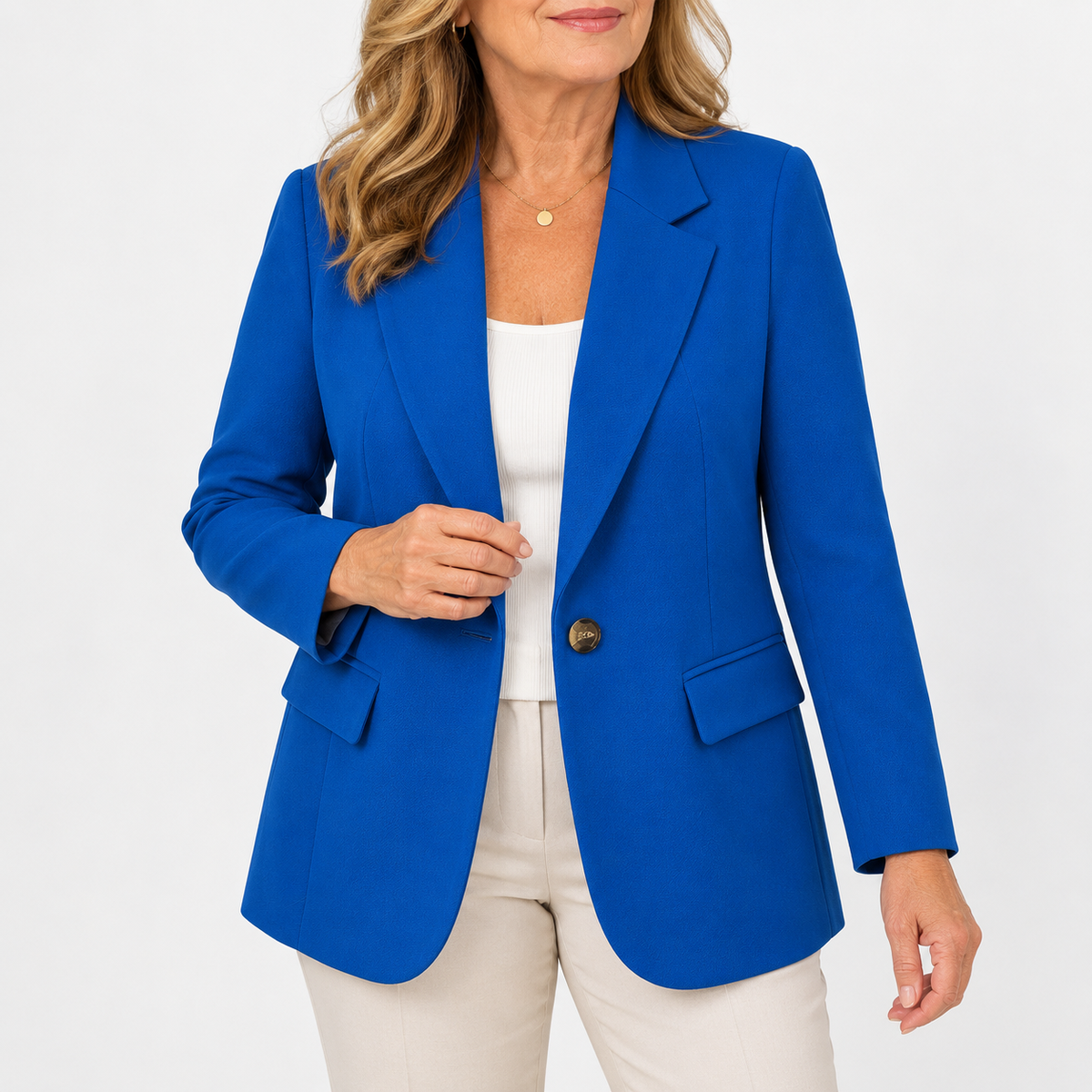 Linda | Classic One-Button Blazer
