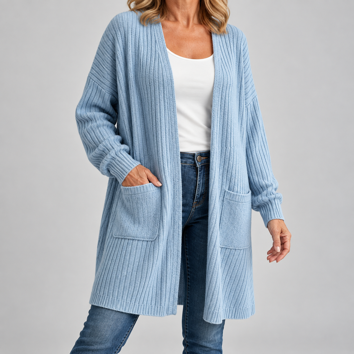 Stephanie | Ribbed Cardigan
