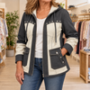 Sarah Patchwork Hooded Jacket