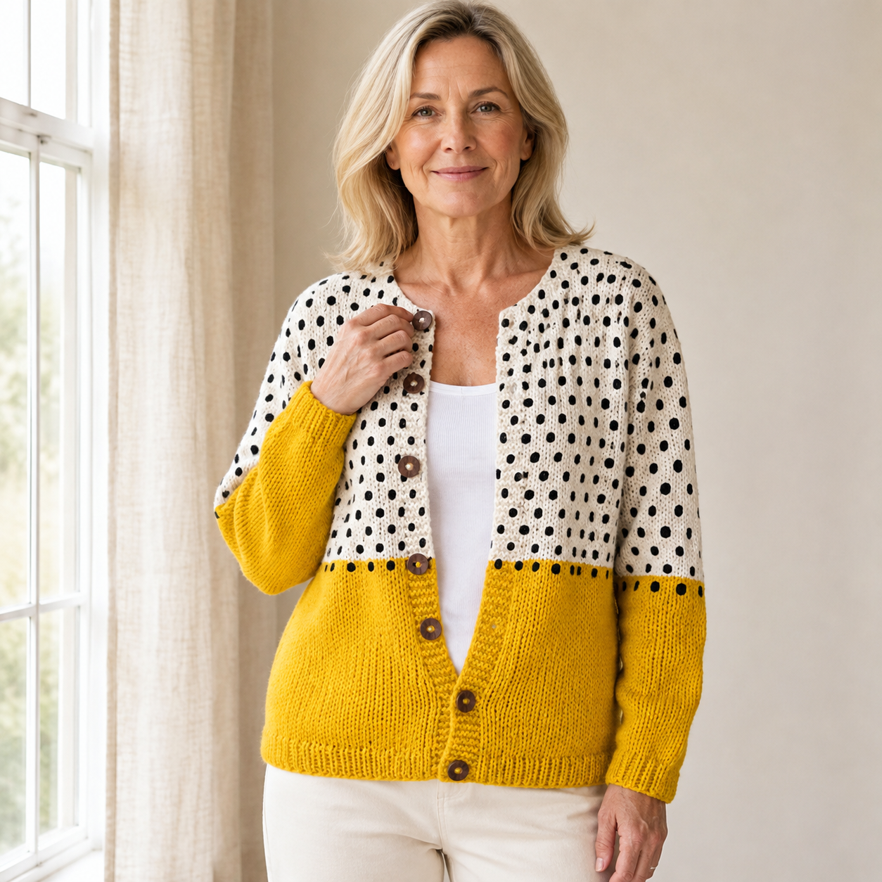 Junella | Vintage Knit Cardigan Sweater