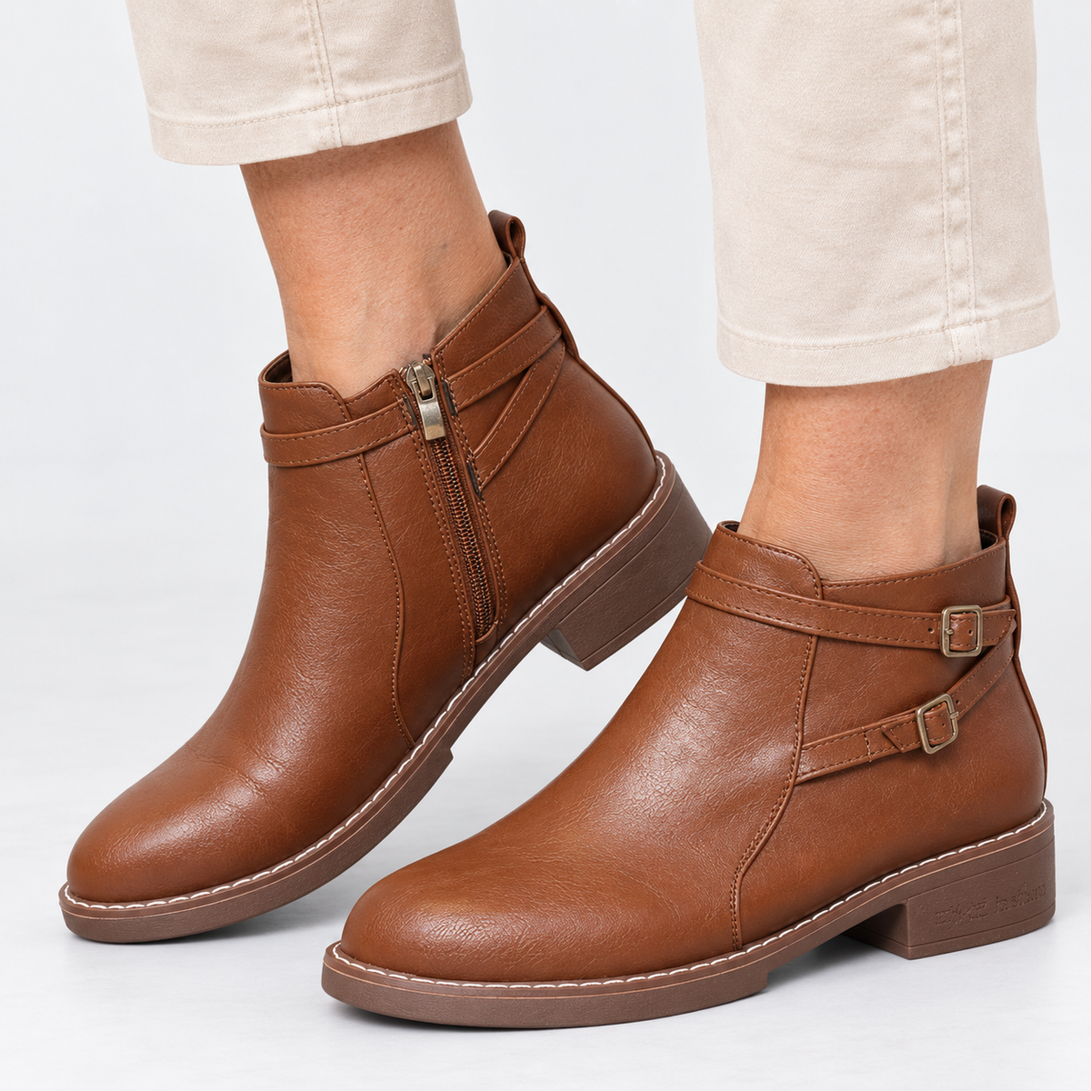 Chloe | Leather Ankle Boots