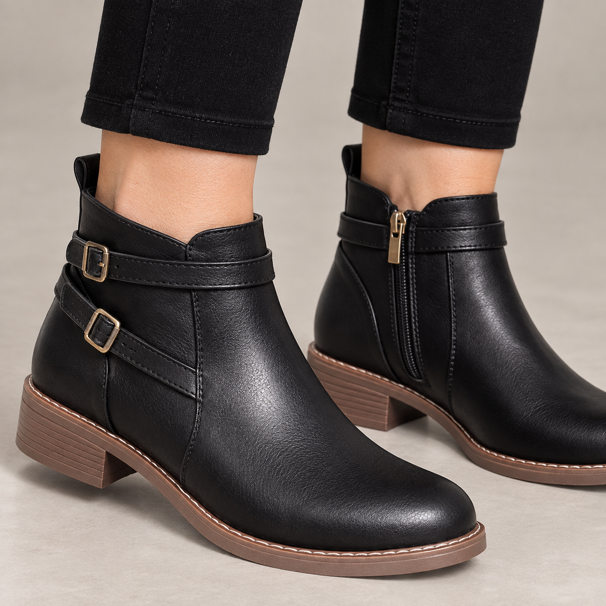 Chloe | Leather Ankle Boots